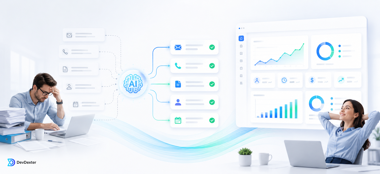 How AI Can Reduce Manual Work in Service Companies