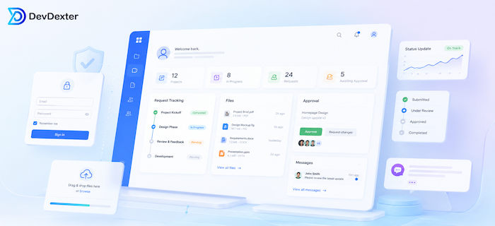 Client portal development company for service businesses