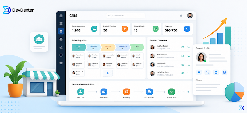 Custom CRM Development for Small Businesses